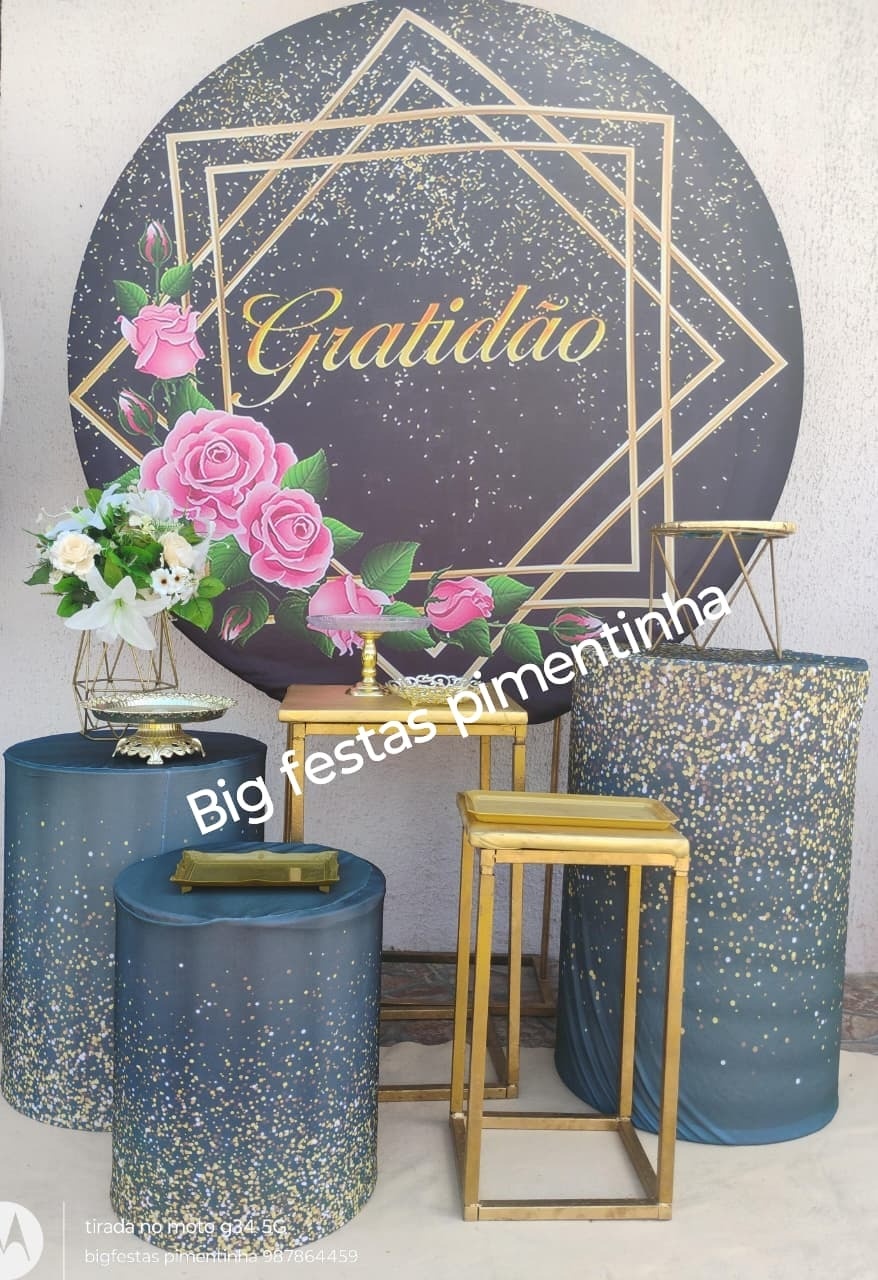 Kit Ouro Gratidão  - big festas pimentinha
