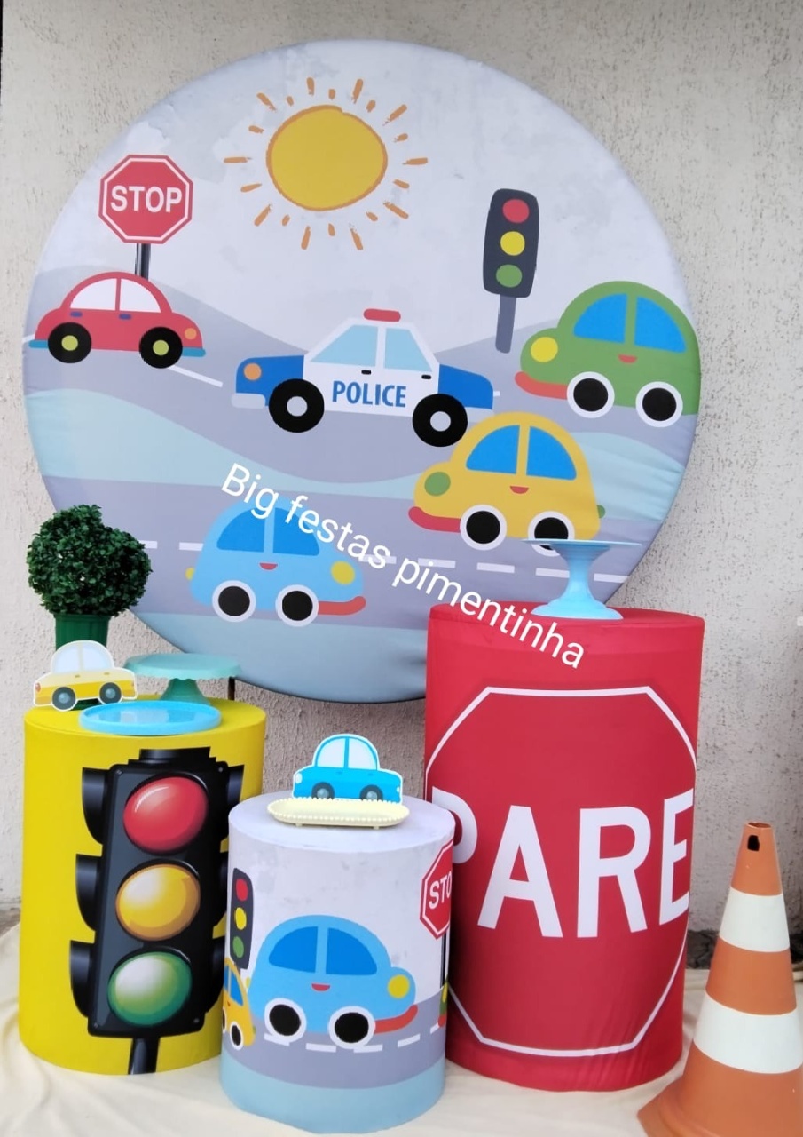 Kit Prata Carrinho - big festas pimentinha