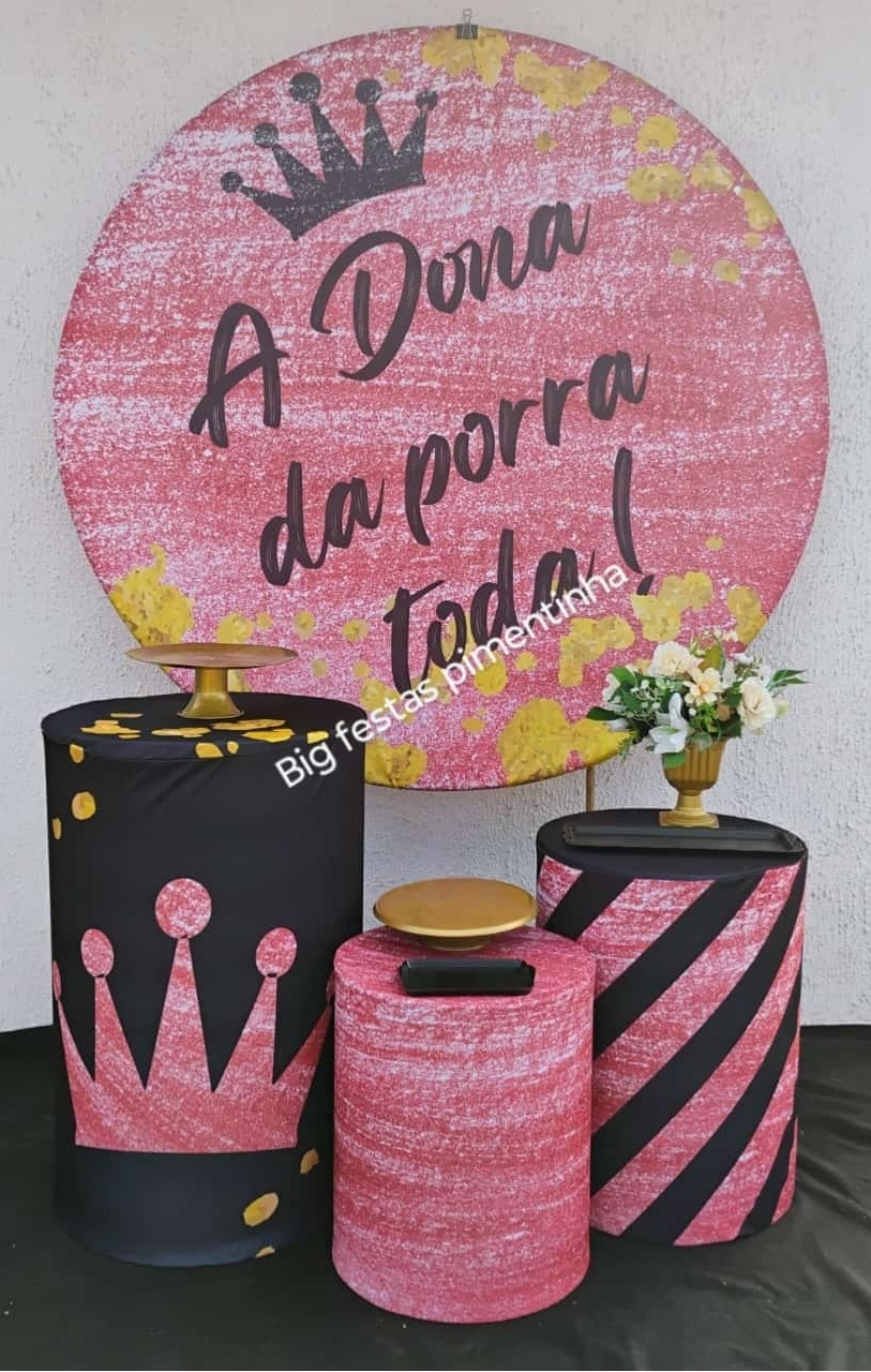 Kit Prata A Dona da Porra Toda 1 - big festas pimentinha