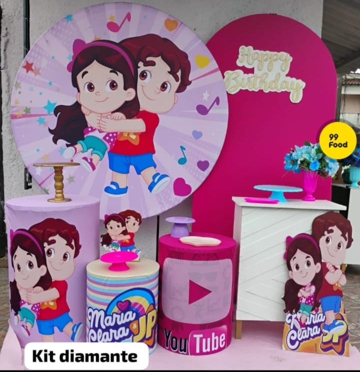 Kit Diamante Maria Clara E Jp - big festas pimentinha