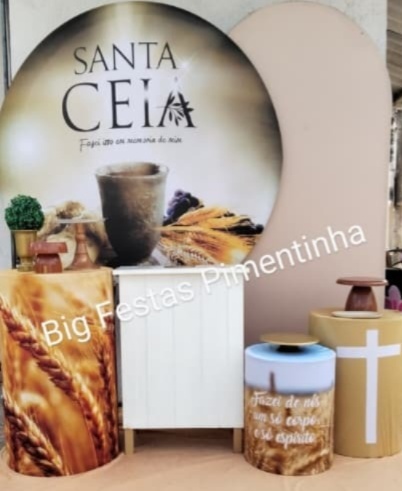 Kit Diamante Jesus/ Santa Ceia - big festas pimentinha