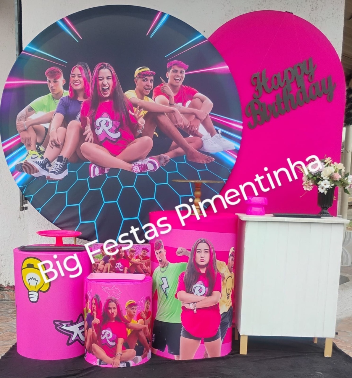 Kit Diamante Emily Vick Preto - big festas pimentinha