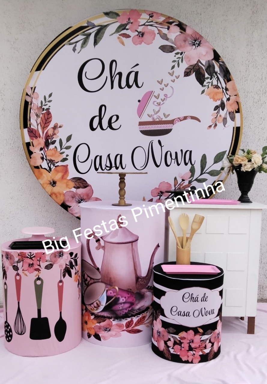 Kit Ouro Chá de Casa Nova - big festas pimentinha
