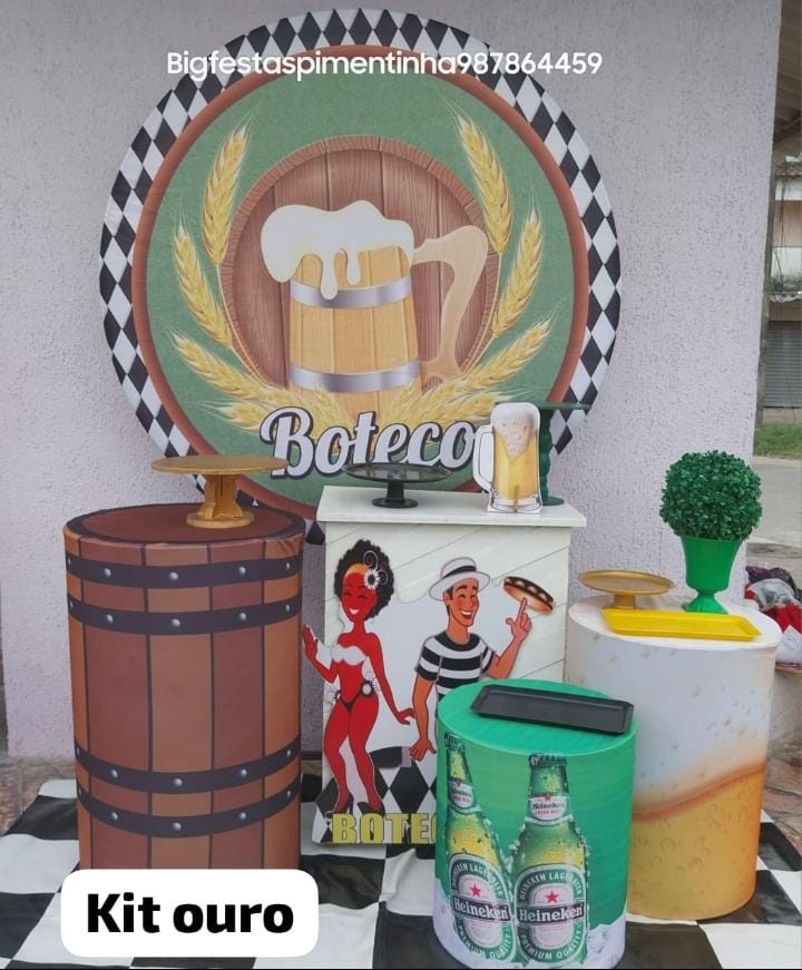 Kit Ouro Boteco2 - big festas pimentinha