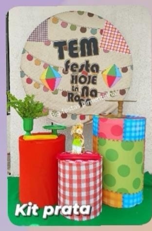 Kit Prata Arraia Festa Na Roça - big festas pimentinha