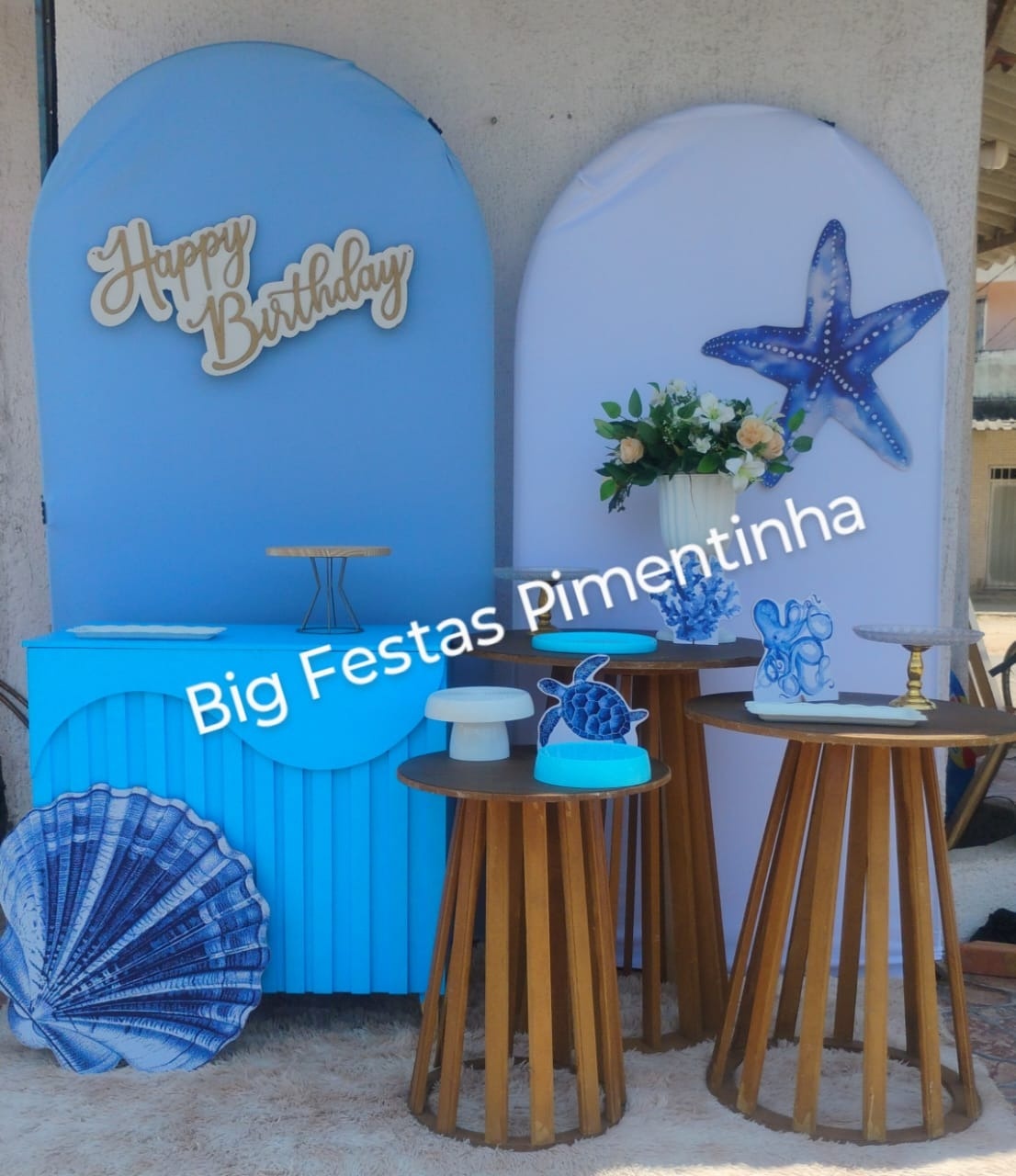 Kit Composição Fundo Do Mar 1 - big festas pimentinha