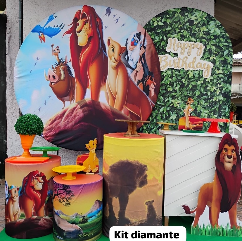 Kit Diamante Rei Leão E Simba - big festas pimentinha