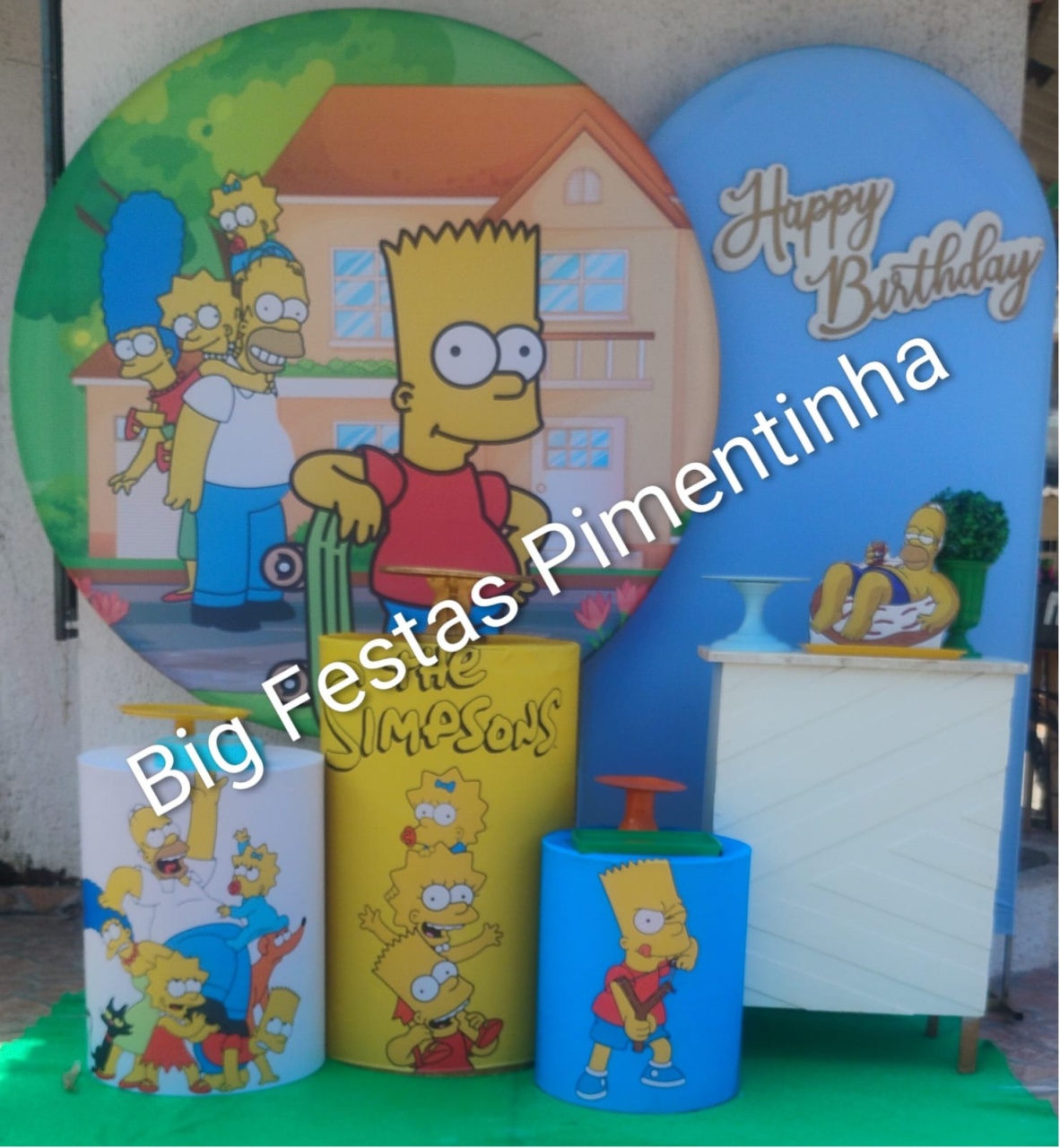 Kit Diamante Simpsons - big festas pimentinha