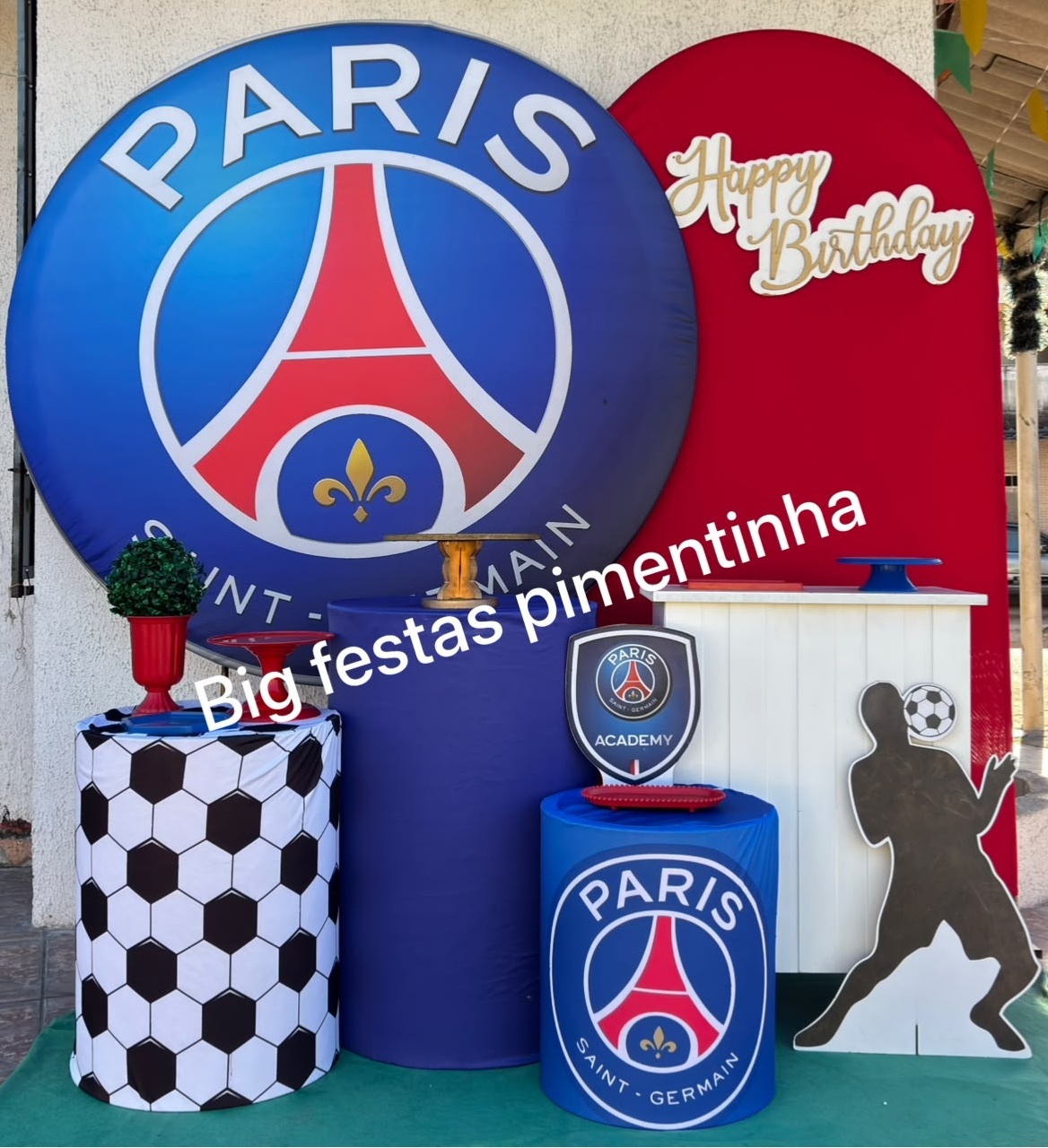 Kit Diamante Paris Saint Germain - big festas pimentinha