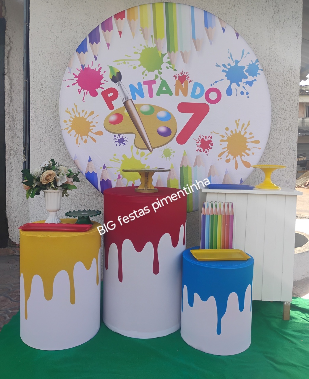Kit Ouro Pintando O 7 - big festas pimentinha