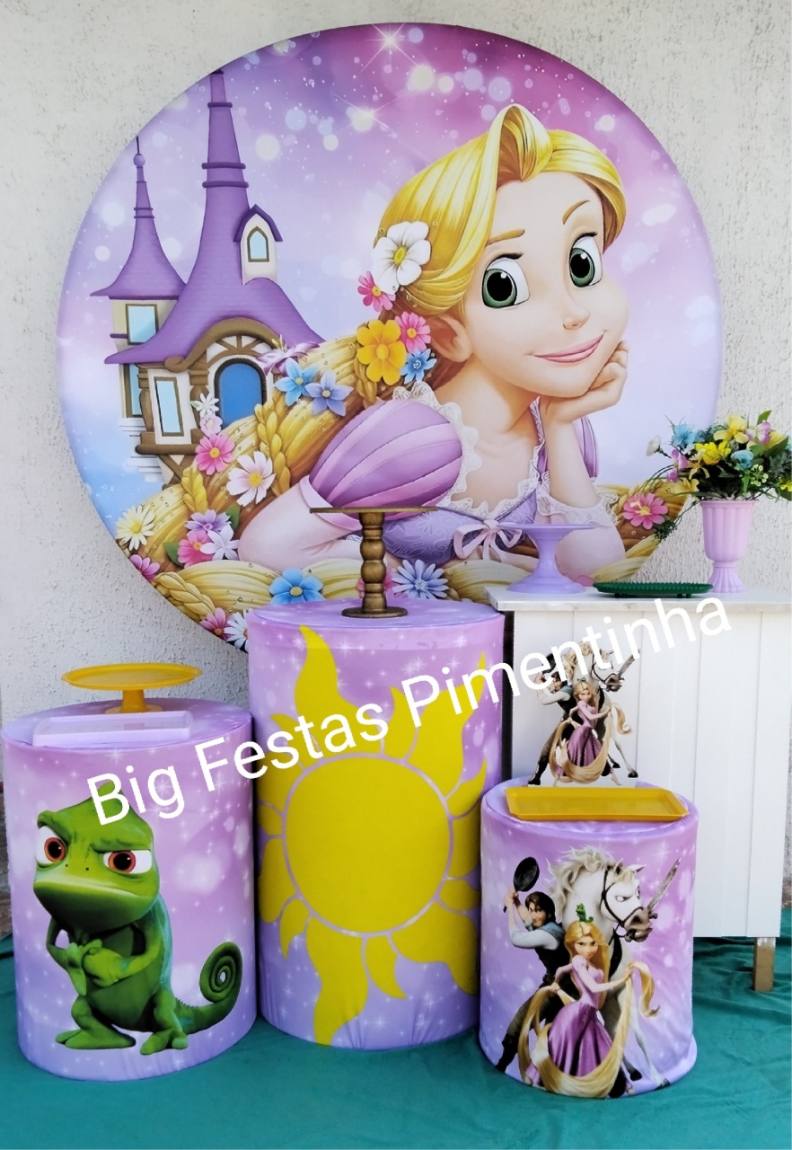 Kit Ouro Rapunzel  - big festas pimentinha