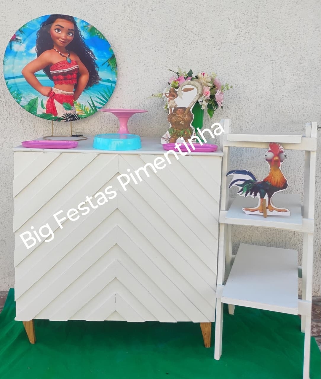 Kit Acessórios Moana Adulta - big festas pimentinha