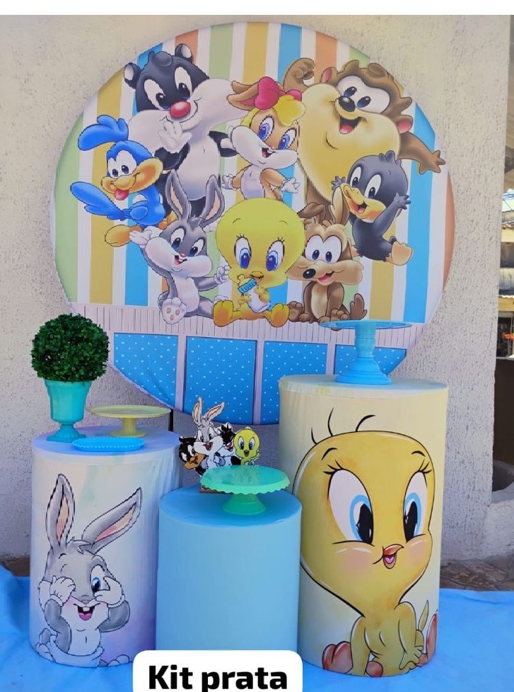 Kit Prata Looney Tunes - big festas pimentinha