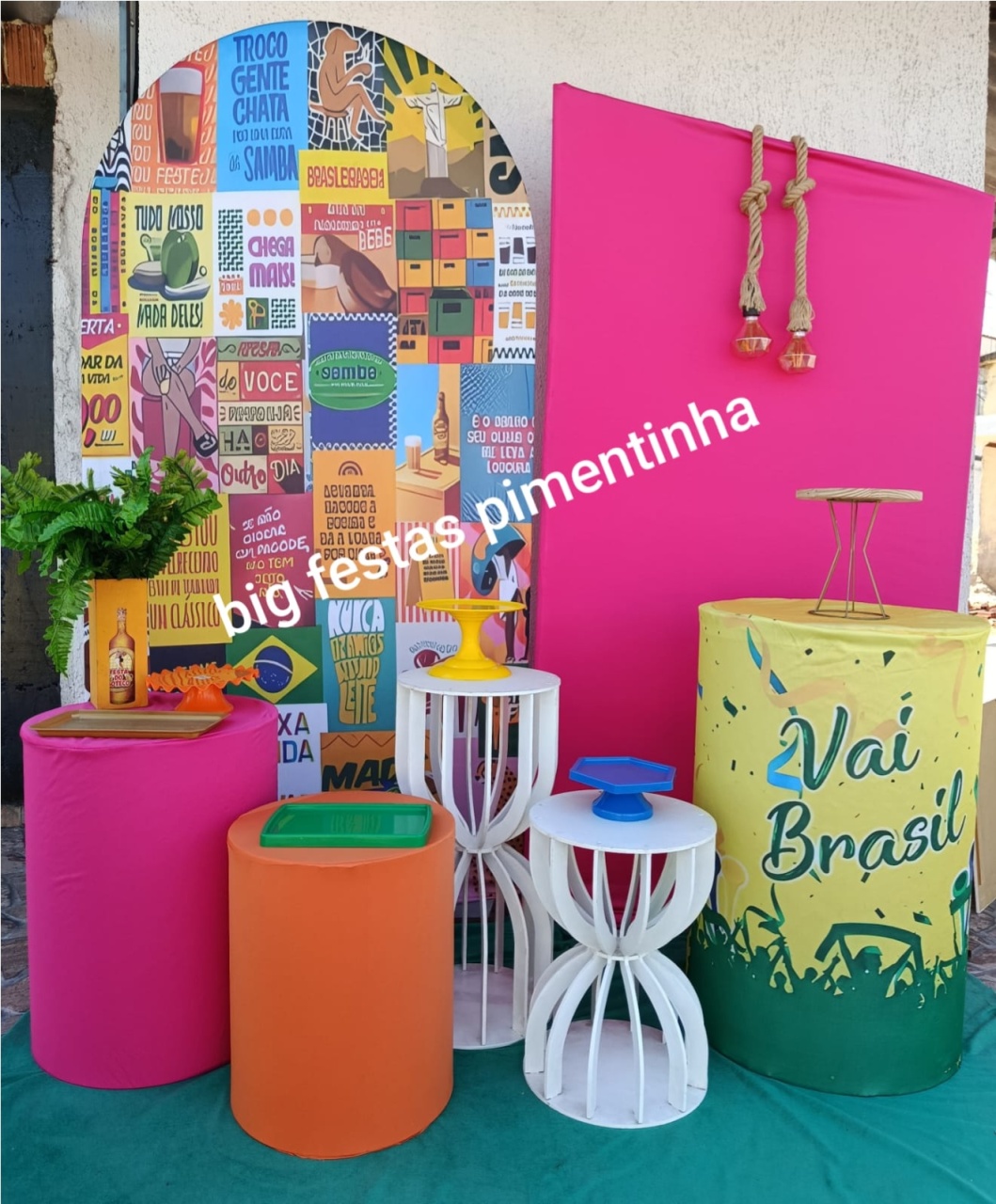 Kit Composição Brasilidade 1 - big festas pimentinha