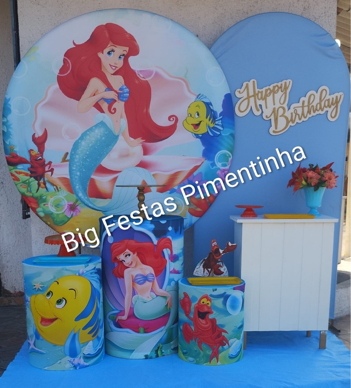 Kit Diamante Ariel  - big festas pimentinha