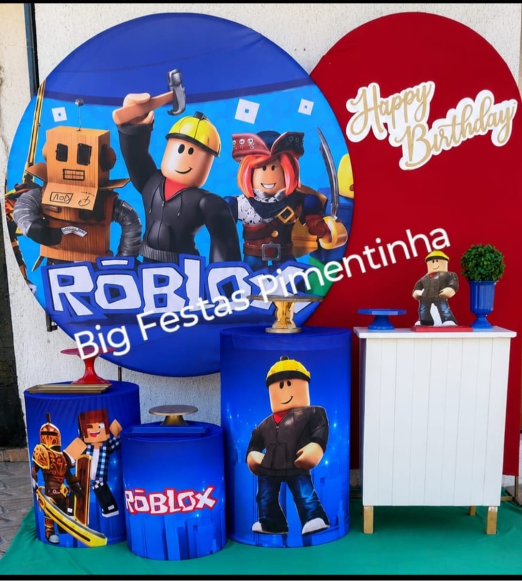 Kit Diamante Roblox Novo - big festas pimentinha