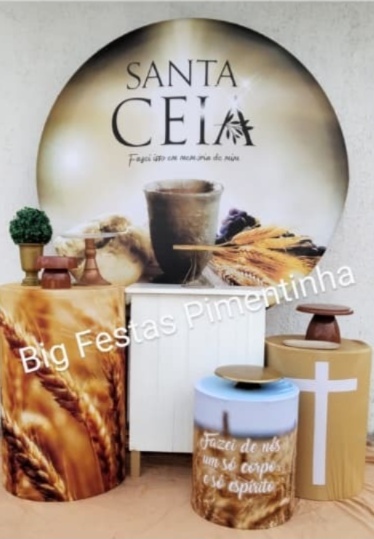 Kit Ouro Jesus/ Santa Ceia - big festas pimentinha