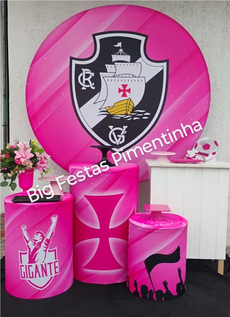 Kit Ouro Vasco Feminino - big festas pimentinha