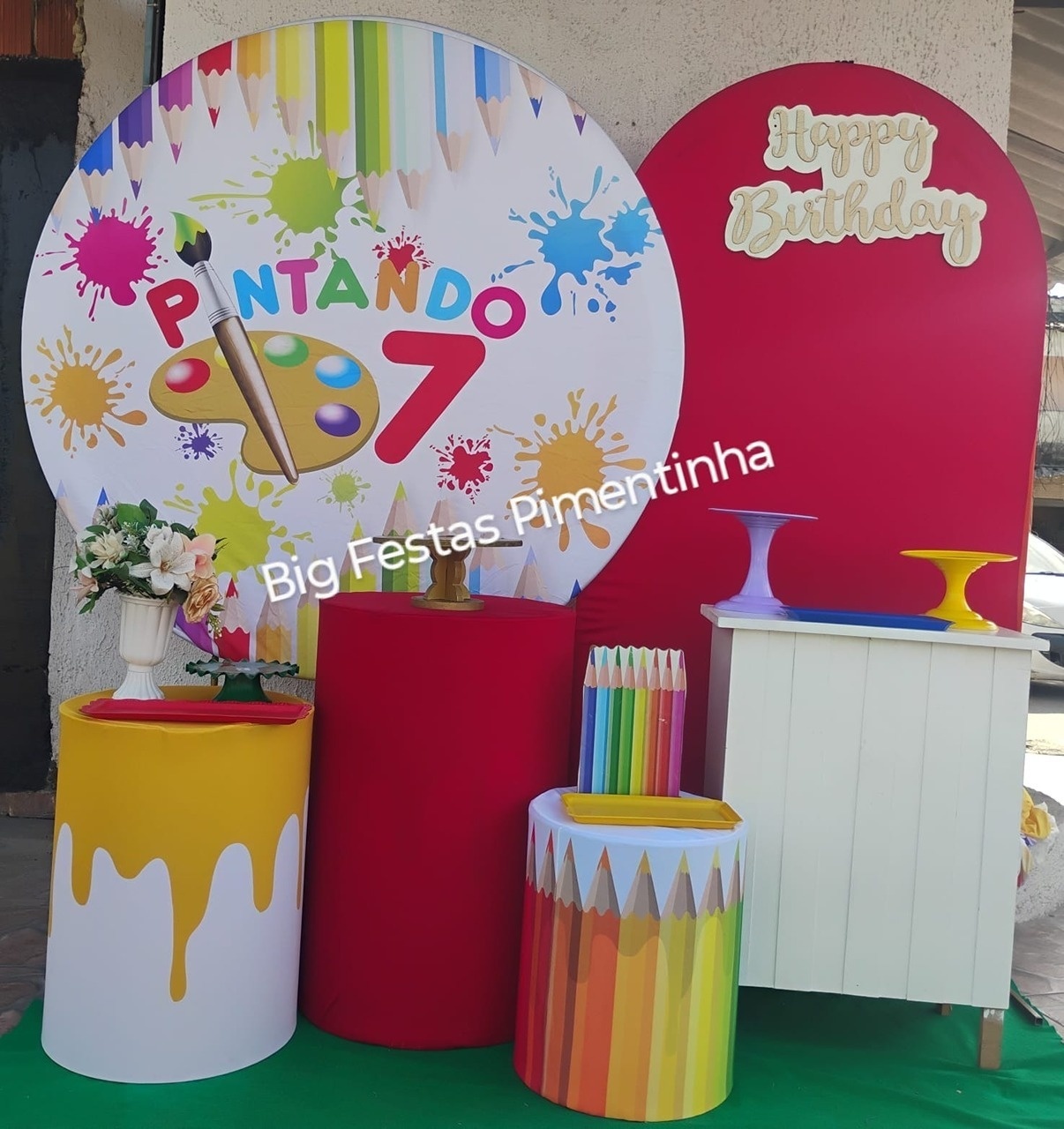 Kit Diamante Pintando 7 - big festas pimentinha