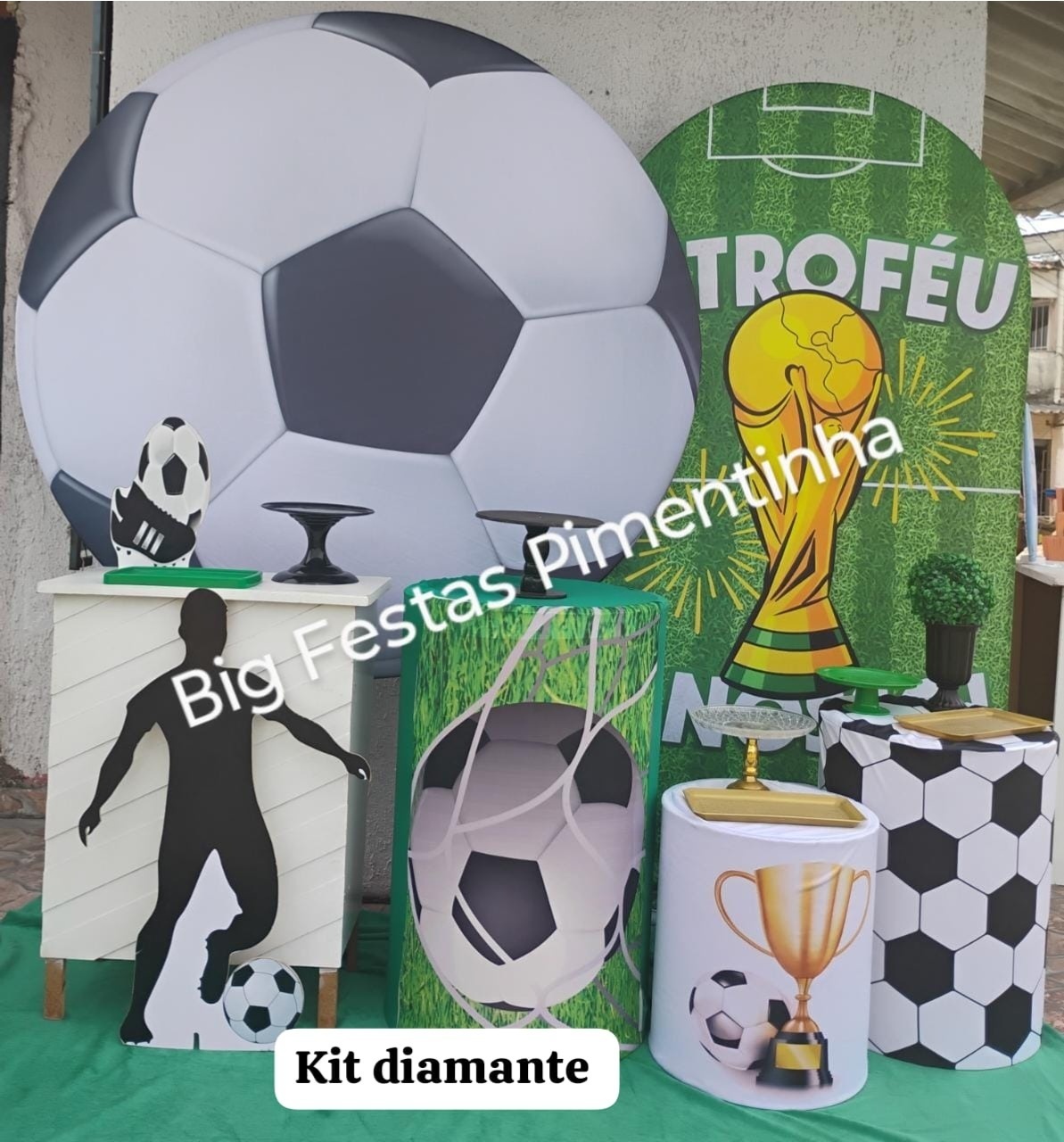 Kit Diamante Futebol 1 - big festas pimentinha