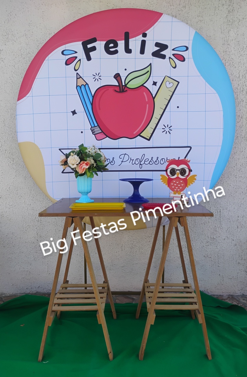 Kit Dia dos Professores Econômico Feliz - big festas pimentinha