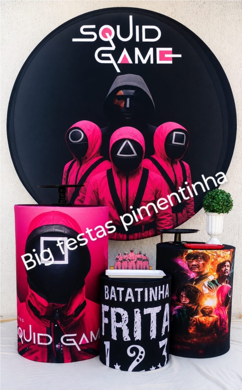 Kit Prata Round 6 - big festas pimentinha