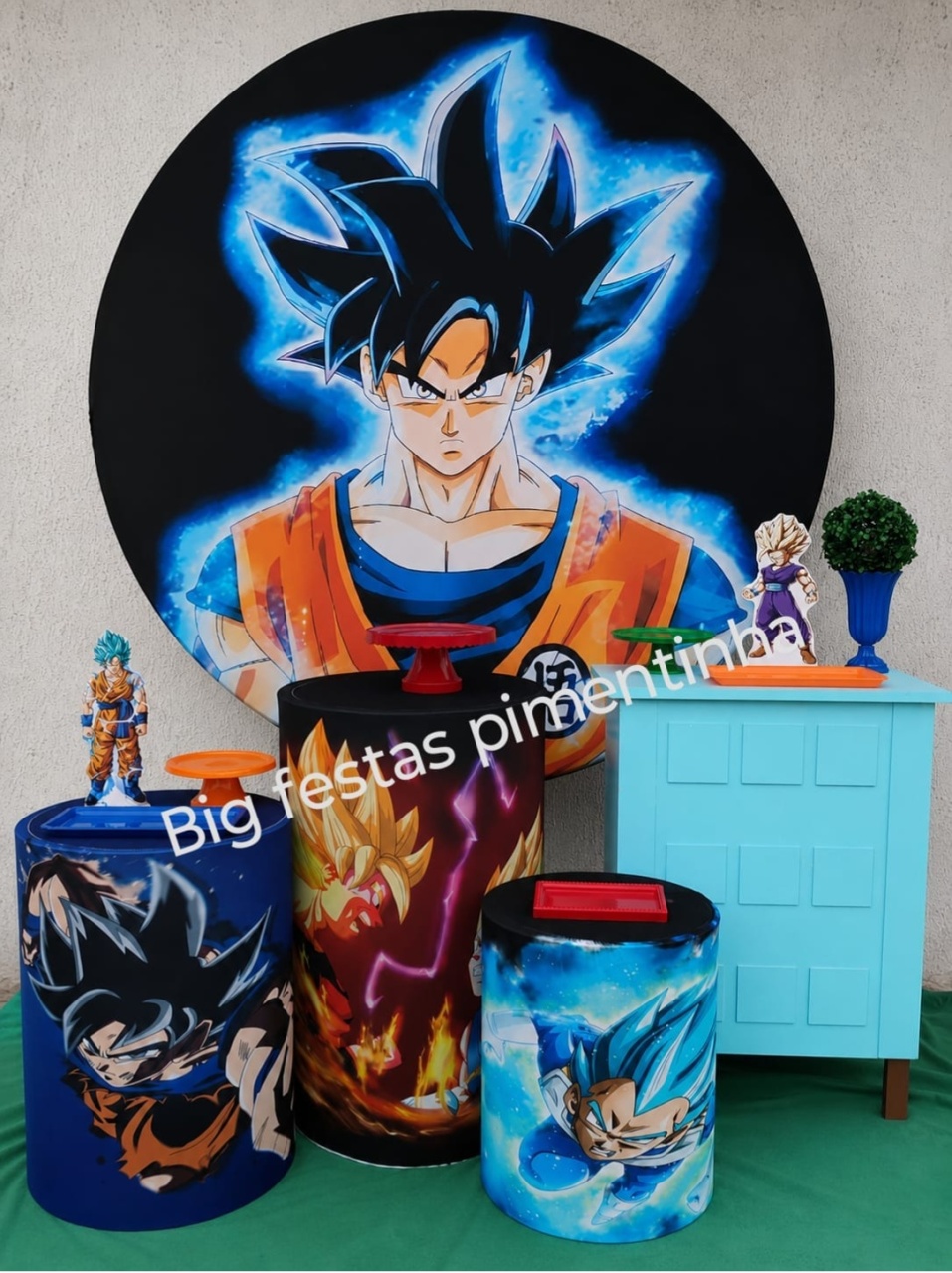 Kit Ouro Dragon Ball Z 3 - big festas pimentinha