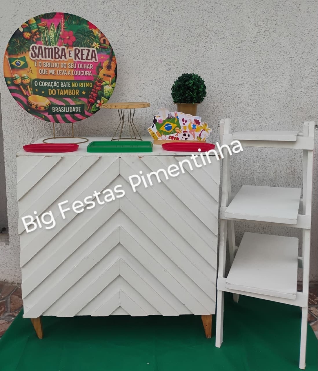 Kit Acessórios Brasilidade - big festas pimentinha