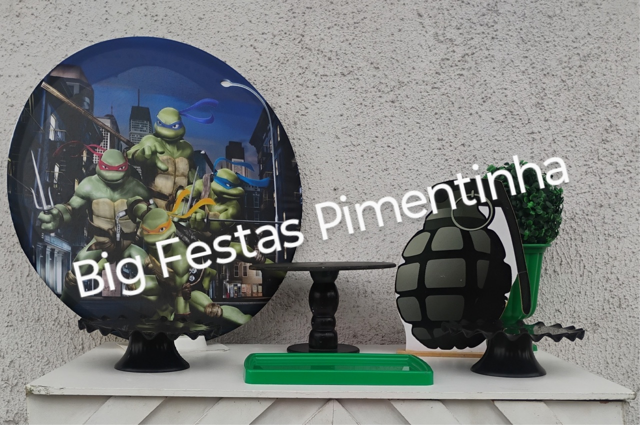 Kit Acessórios Tartaruga Ninja - big festas pimentinha
