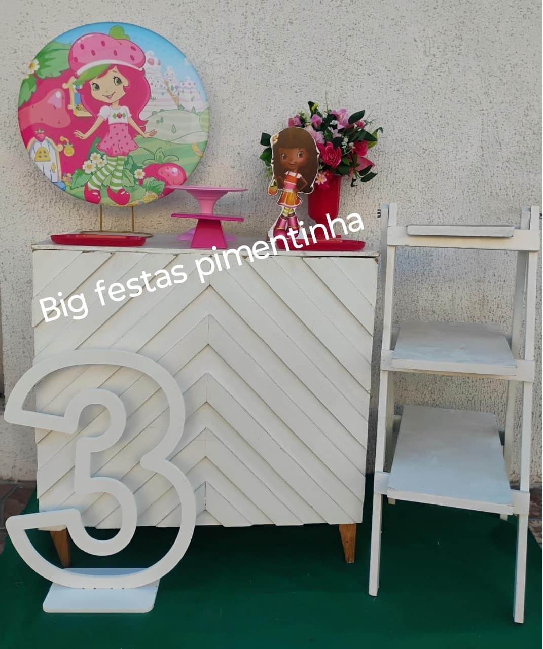 Kit Acessórios Moranguinho - big festas pimentinha
