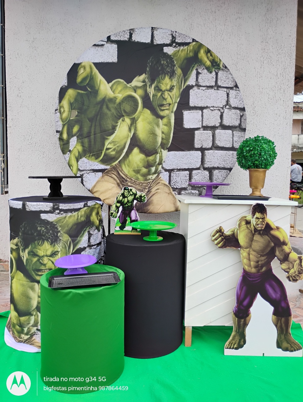 Kit Ouro Hulk 1 - big festas pimentinha