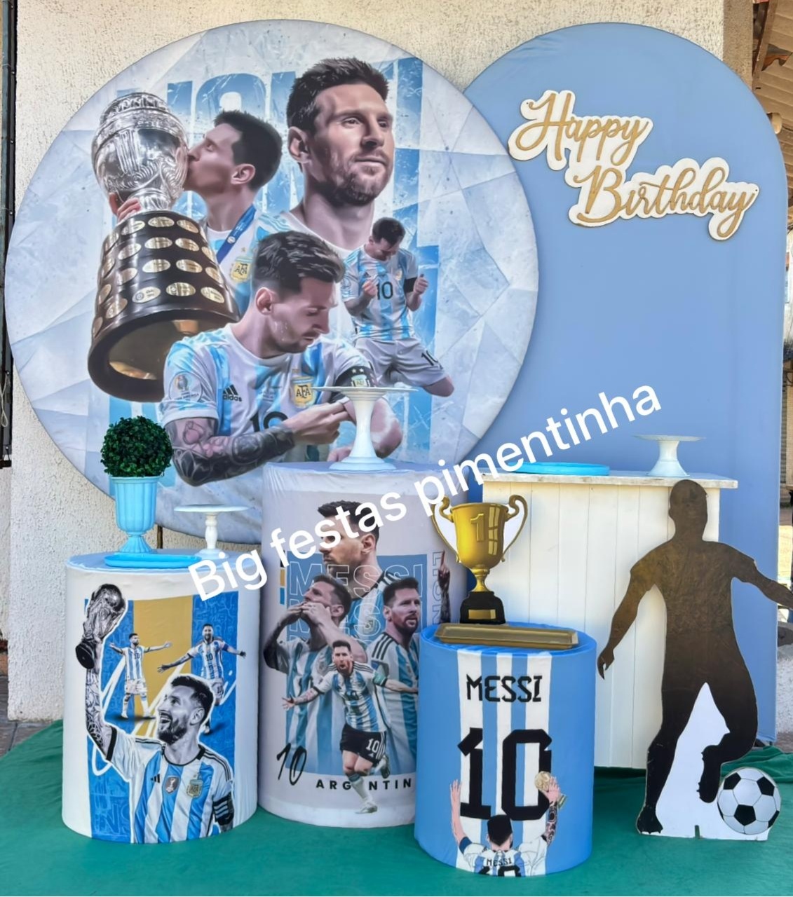 Kit Diamante Messi 1 - big festas pimentinha