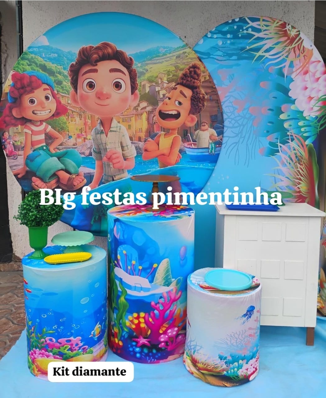 Kit Diamante Luca - big festas pimentinha