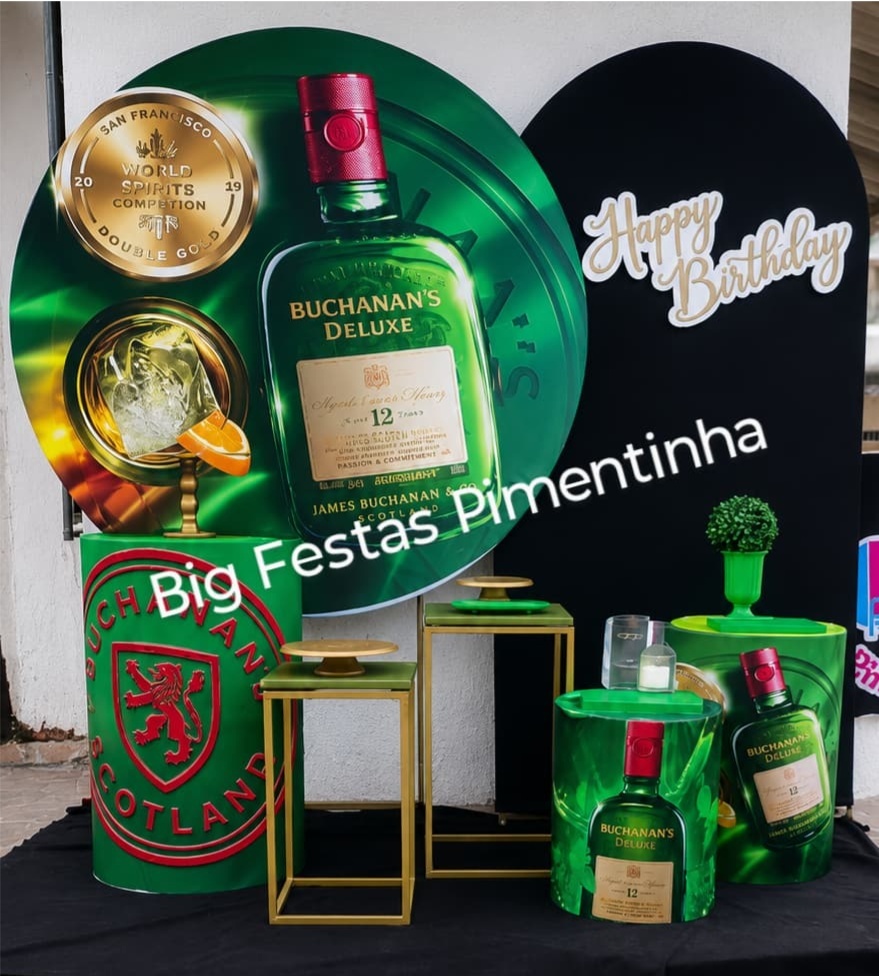 Kit Diamante Buchanan's - big festas pimentinha