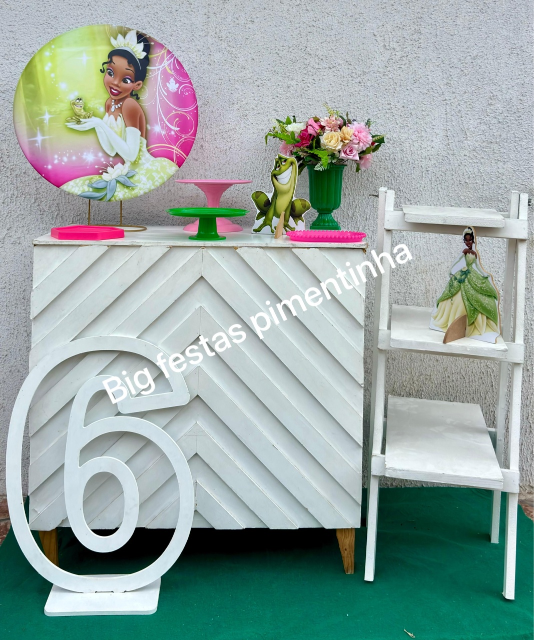Kit Acessórios Princesa E O Sapo Tiana 1 - big festas pimentinha
