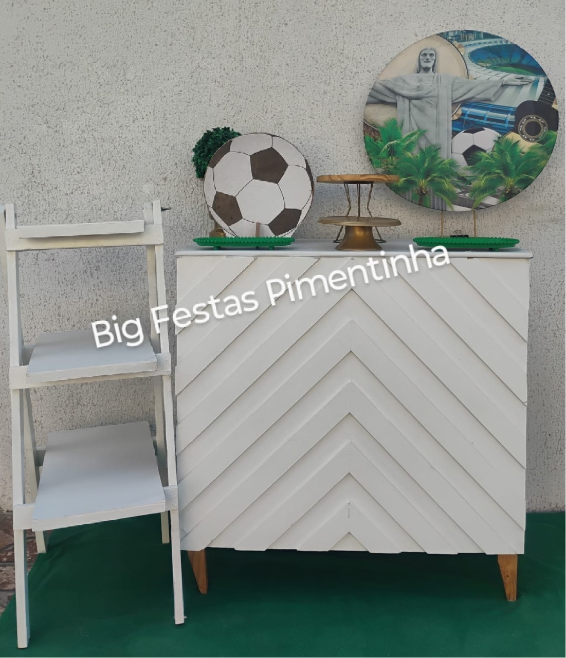 Kit Acesórios Rio de Janeiro Cristo Redentor - big festas pimentinha