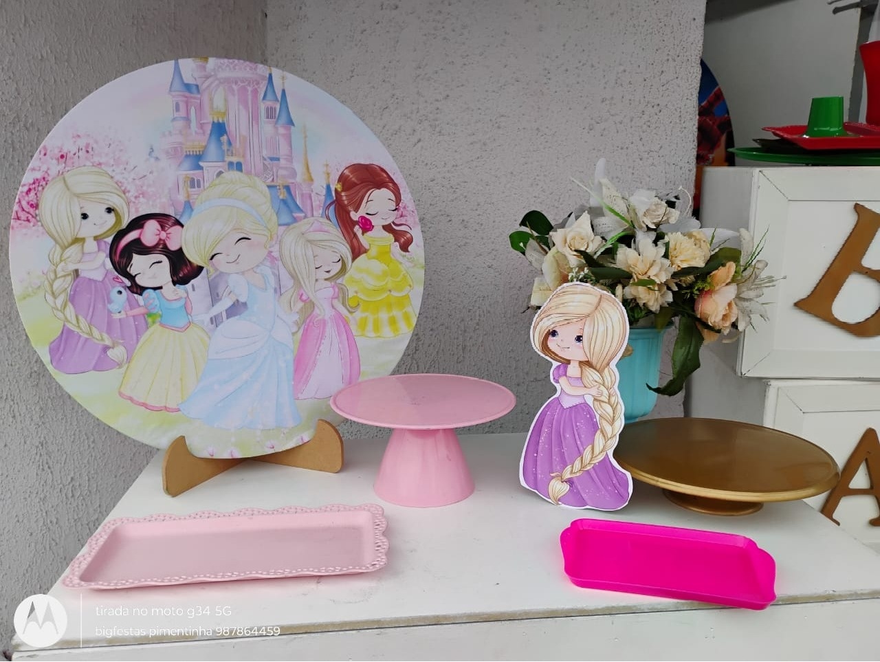 Kit Acessórios Princesas - big festas pimentinha