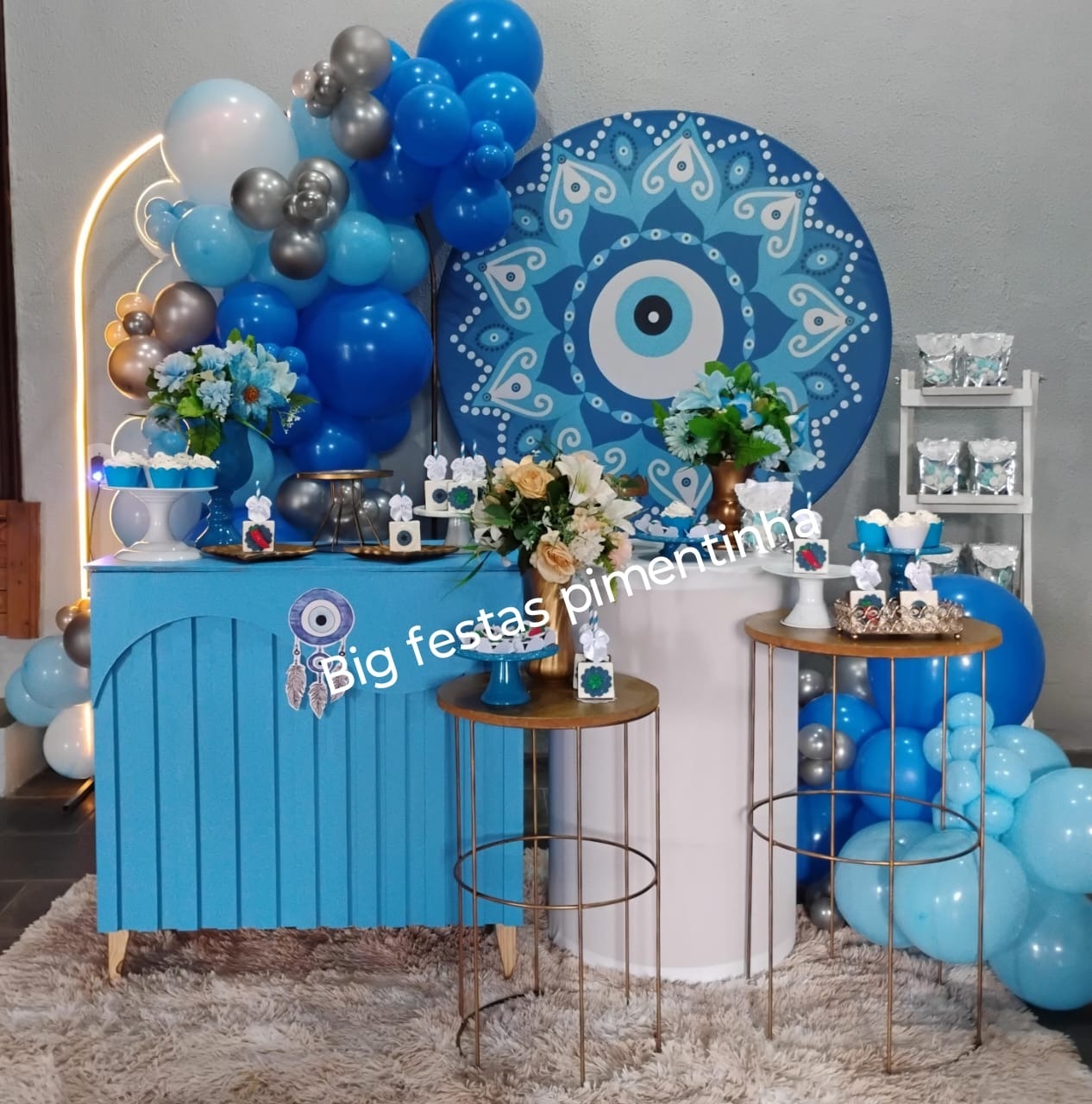 Decoração Olho Grego - big festas pimentinha
