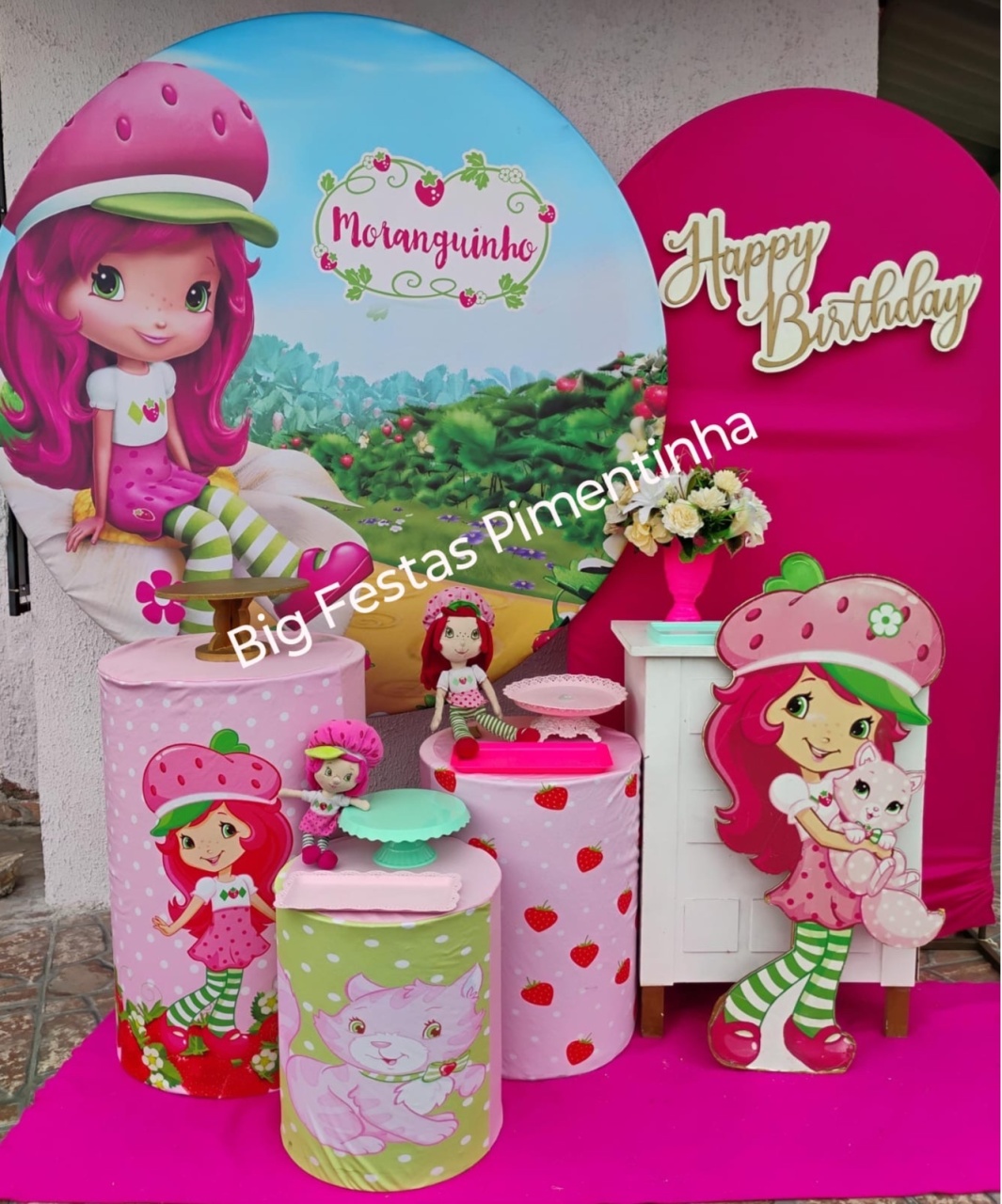 Kit Diamante Moranguinho Baby - big festas pimentinha