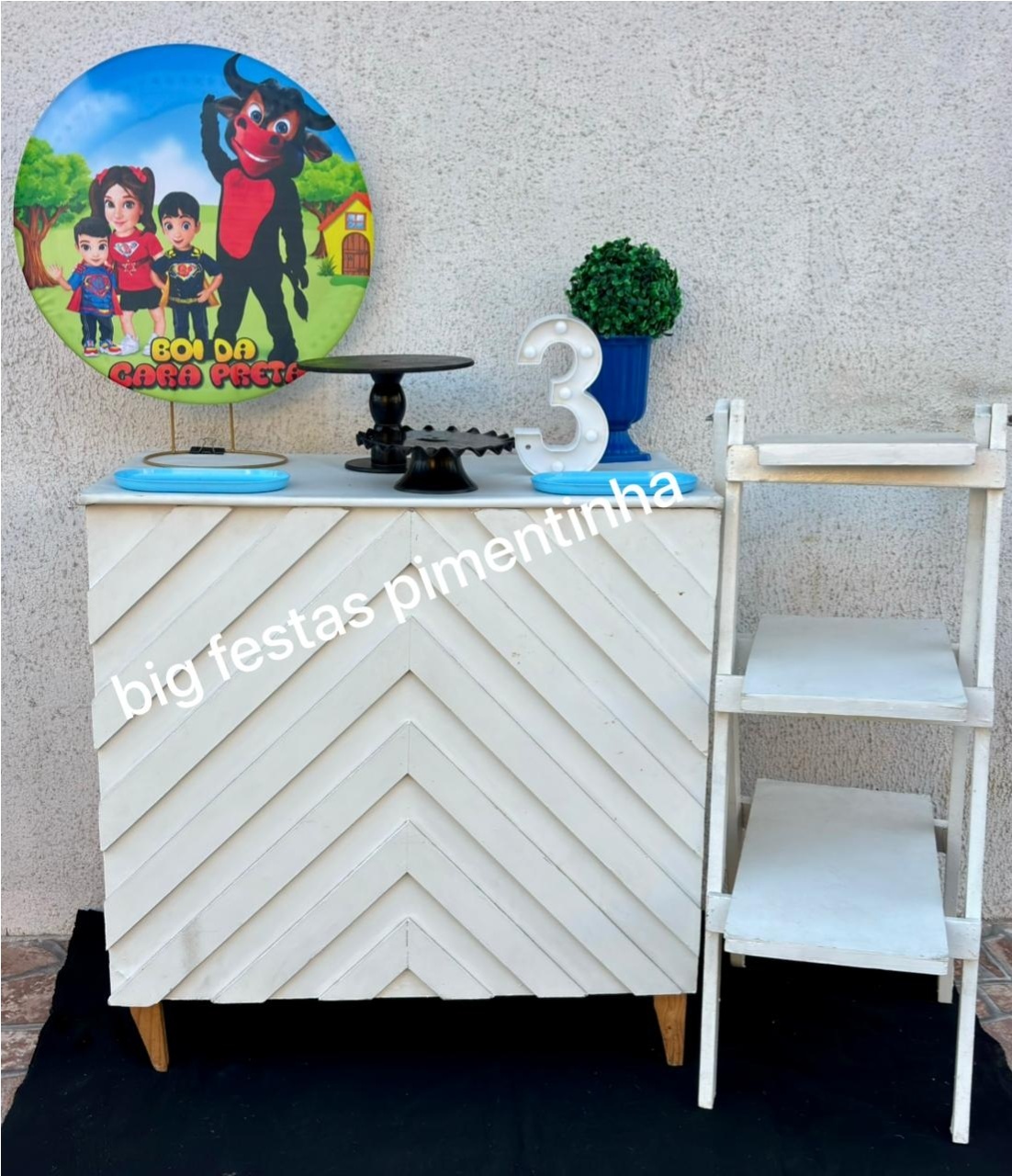 Kit Acessórios Boi da Cara Preta - big festas pimentinha