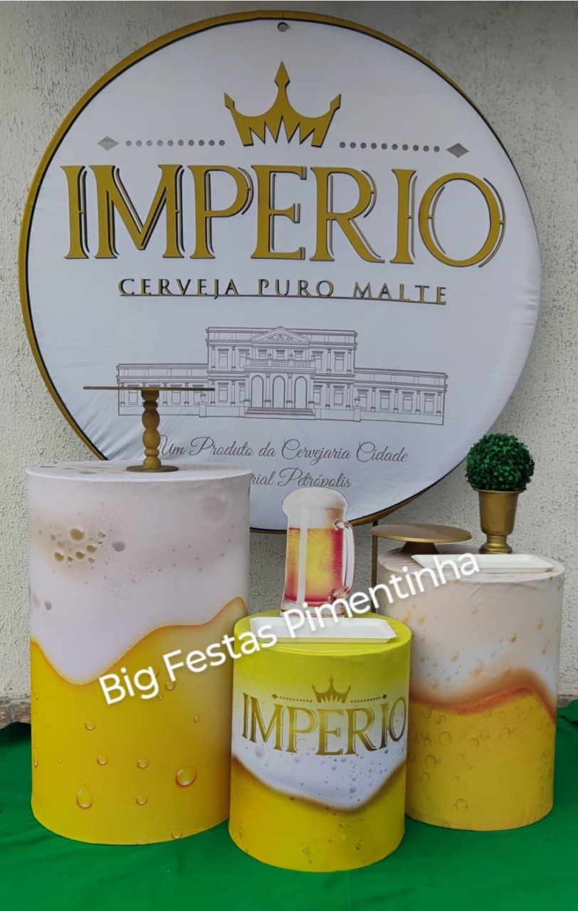 Kit Prata Bebida/ Imperio - big festas pimentinha
