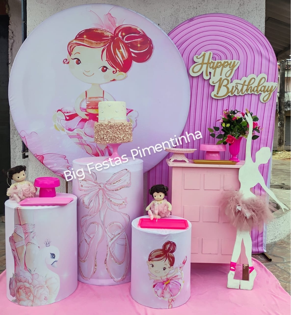 Kit Diamante Bailarina - big festas pimentinha