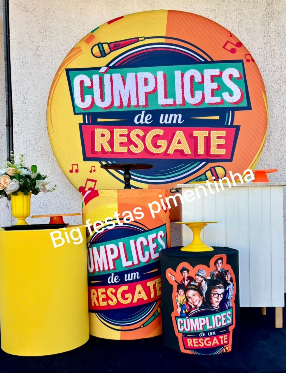 Kit Ouro Cumplice de Um Resgate - big festas pimentinha