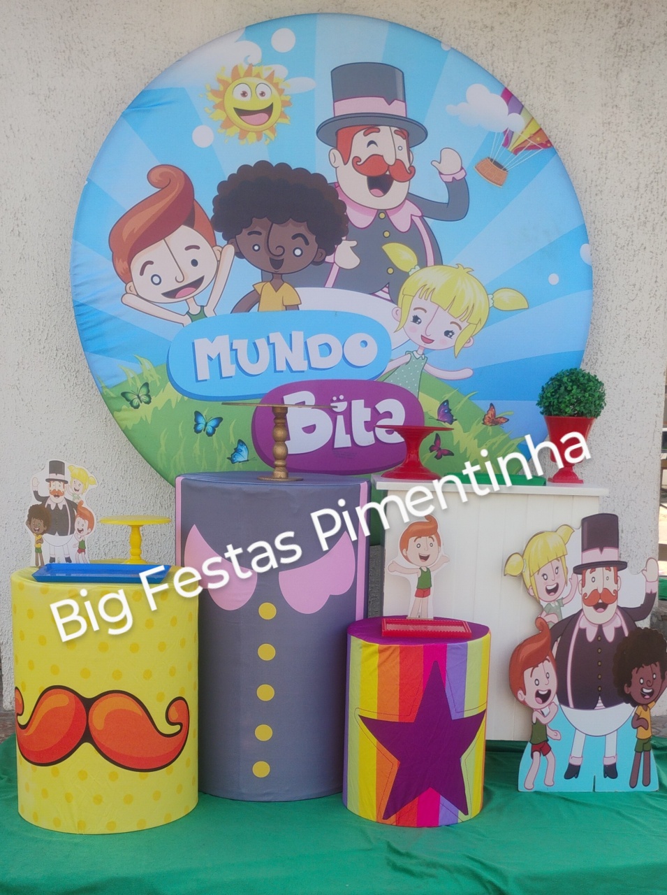 Kit Ouro Mundo Bita 2 - big festas pimentinha