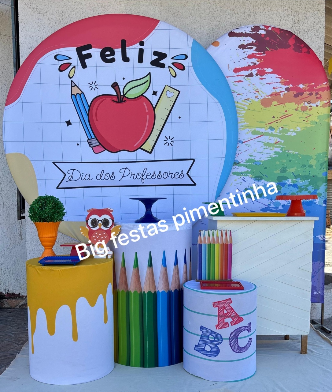 Kit Diamante (Feliz) Dia dos Professores - big festas pimentinha