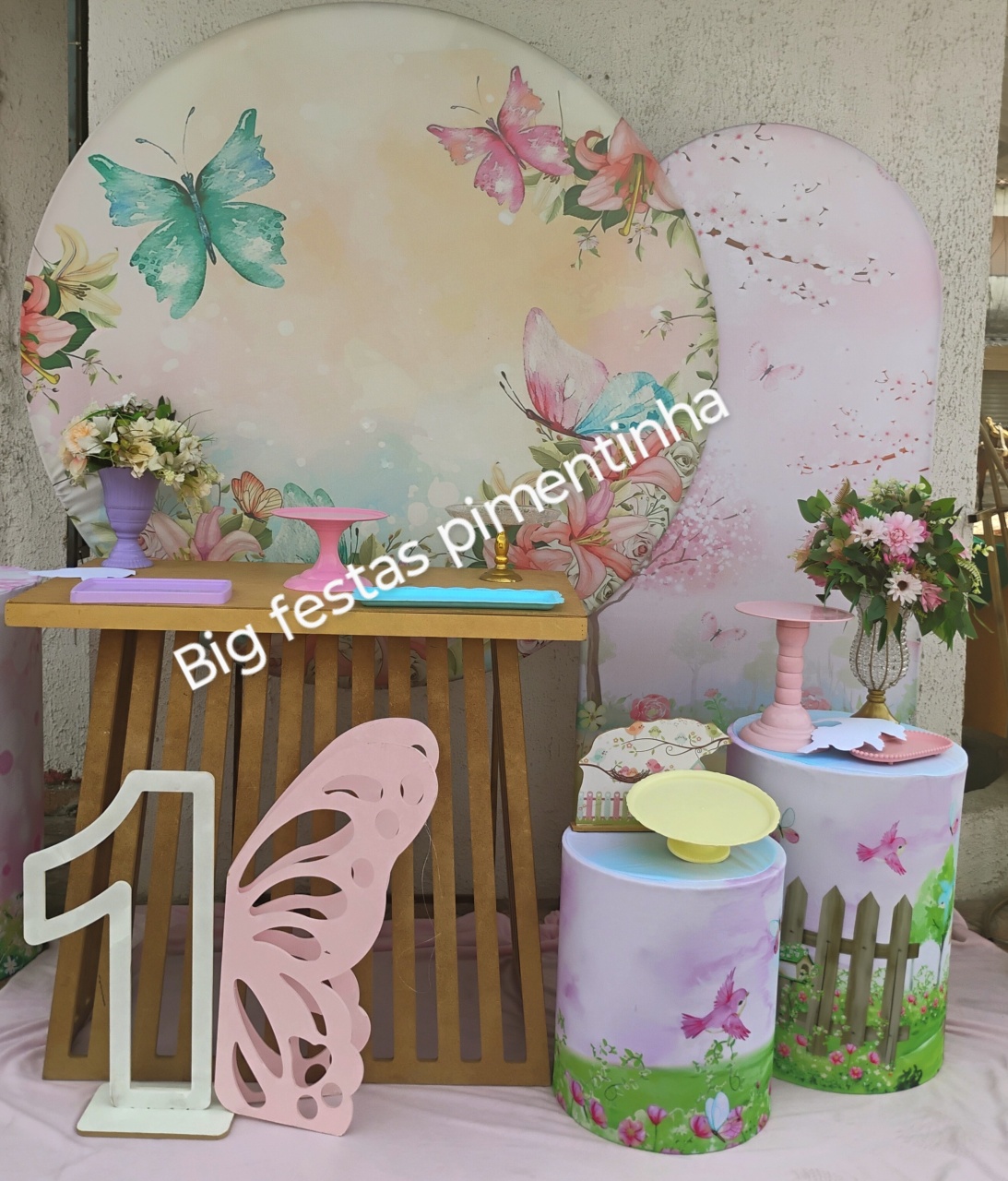 Kit Composição Jardim Encantado/ - big festas pimentinha