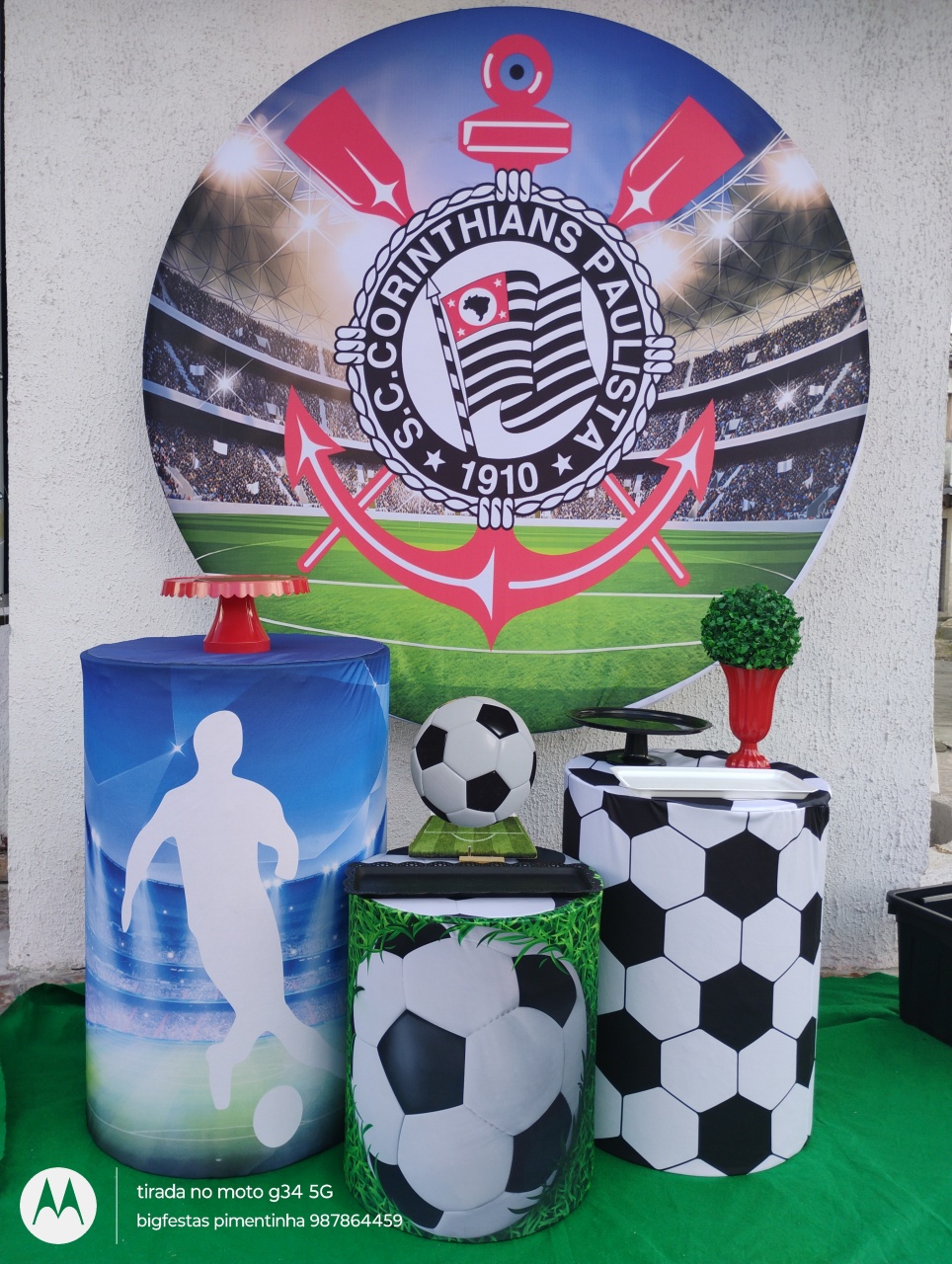 Kit Prata Corinthians - big festas pimentinha