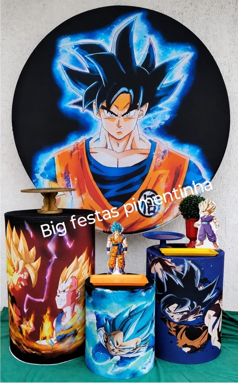 Kit Prata Dragon Ball Z 3 - big festas pimentinha