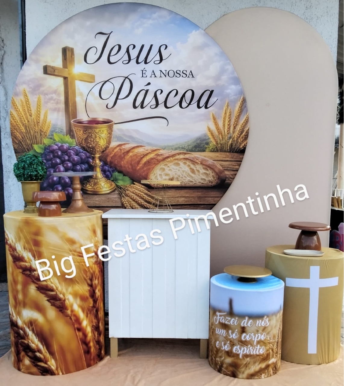 Kit Diamante Jesus É A Nossa Pascoa - big festas pimentinha