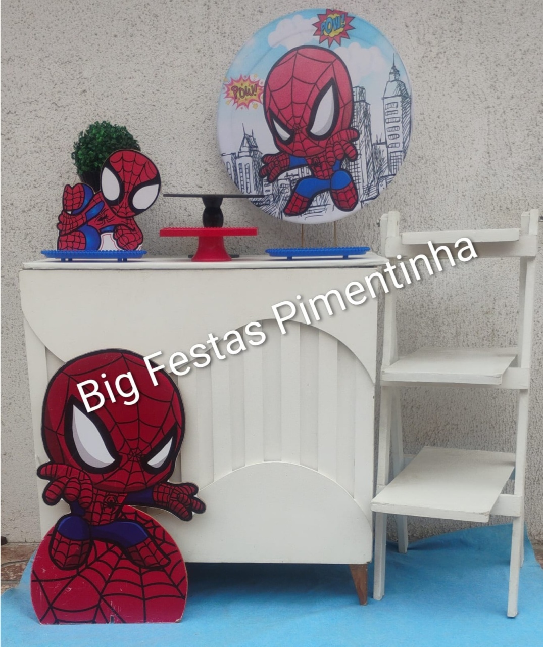 Kit Acessórios Homem Aranha Baby  - big festas pimentinha